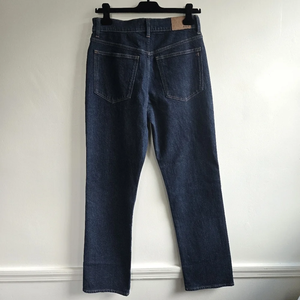 New Madewell The '90s Straight High Rise Norman Wash Jeans Size 28 NWT - Picture 7 of 11